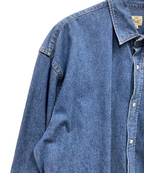 gold（ゴールド）gold (ゴールド) 10oz. DENIM BIG SHIRT デニムビッグシャツ インディゴ サイズ:Mの古着・服飾アイテム
