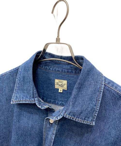 gold（ゴールド）gold (ゴールド) 10oz. DENIM BIG SHIRT デニムビッグシャツ インディゴ サイズ:Mの古着・服飾アイテム