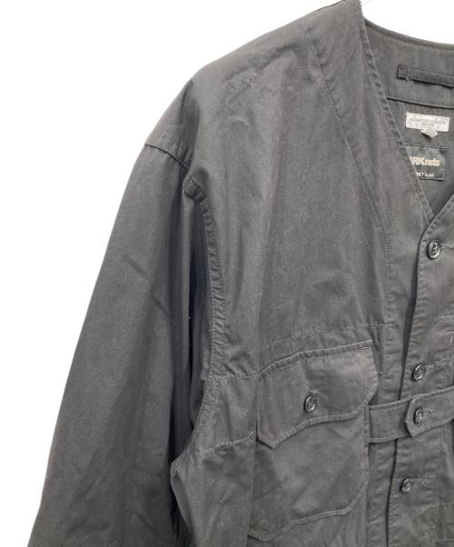 Engineered Garments（エンジニアド ガーメンツ）Engineered Garments (エンジニアド ガーメンツ) ARKnets (アークネッツ) 別注 Military cardigan ブラック サイズ:Lの古着・服飾アイテム