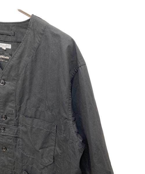 Engineered Garments（エンジニアド ガーメンツ）Engineered Garments (エンジニアド ガーメンツ) ARKnets (アークネッツ) 別注 Military cardigan ブラック サイズ:Lの古着・服飾アイテム