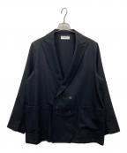 MARKAマーカ）の古着「SHIRT JACKET WOOL SOFT SERGE」｜ブラック