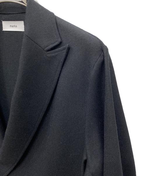 MARKA（マーカ）MARKA (マーカ) SHIRT JACKET WOOL SOFT SERGE ブラック サイズ:2の古着・服飾アイテム