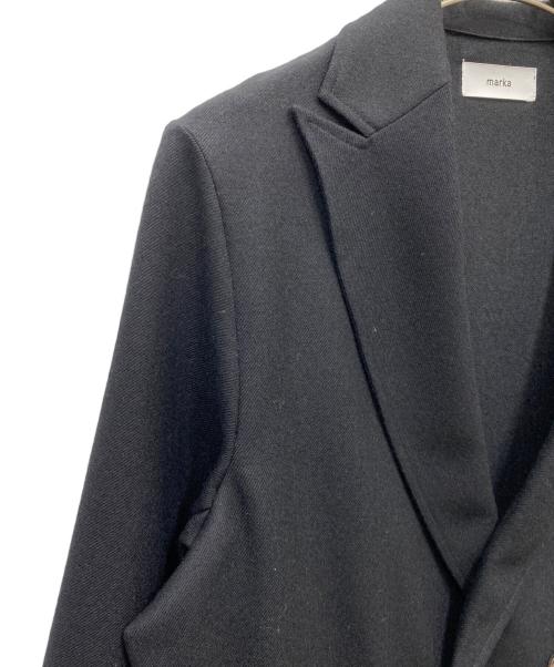 MARKA（マーカ）MARKA (マーカ) SHIRT JACKET WOOL SOFT SERGE ブラック サイズ:2の古着・服飾アイテム