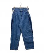 steinシュタイン）の古着「RECONSTRUCTION WIDE DENIM JEANS」｜インディゴ