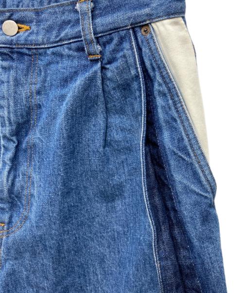 stein（シュタイン）stein (シュタイン) RECONSTRUCTION WIDE DENIM JEANS インディゴ サイズ:Sの古着・服飾アイテム