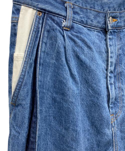 stein（シュタイン）stein (シュタイン) RECONSTRUCTION WIDE DENIM JEANS インディゴ サイズ:Sの古着・服飾アイテム