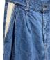 中古・古着 stein (シュタイン) RECONSTRUCTION WIDE DENIM JEANS インディゴ サイズ:S：16000円