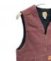 中古・古着 CarHartt (カーハート) ダックベスト パープル サイズ:S：15000円