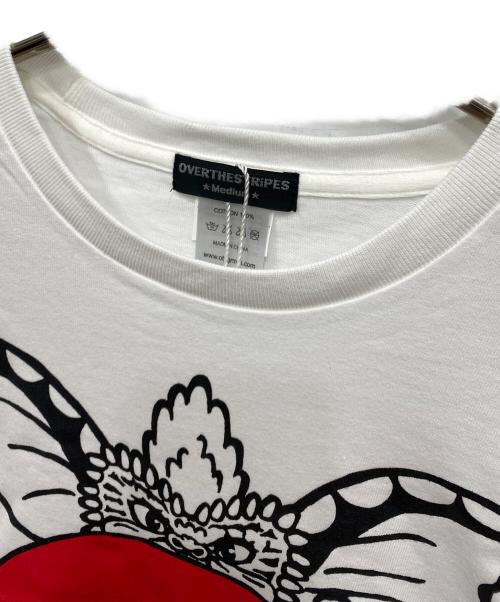 グレムリン（グレムリン）グレムリン (グレムリン) OVER THE STRIPES (オーバーザストライプス) プリントTシャツ ホワイト サイズ:Mの古着・服飾アイテム