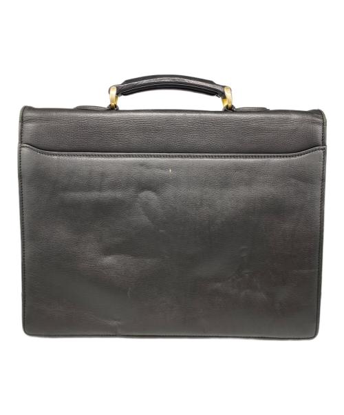BALENCIAGA（バレンシアガ）BALENCIAGA (バレンシアガ) BBロゴ レザー ブリーフケース ブラックの古着・服飾アイテム