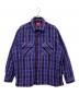 SUPREME（シュプリーム）の古着「22FW Heavy Flannel Shirt」｜ブルー×パープル