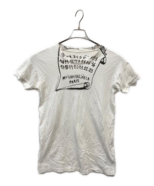 Maison Margiela（メゾンマルジェラ）Maison Margiela (メゾンマルジェラ) エイズTシャツ ホワイト サイズ:44の古着・服飾アイテム