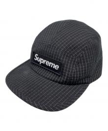 SUPREME（シュプリーム）の古着「24SS Reflective Ripstop Camp Cap」｜ブラック