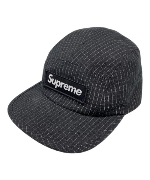 SUPREME（シュプリーム）SUPREME (シュプリーム) 24SS Reflective Ripstop Camp Cap ブラック サイズ:FREEの古着・服飾アイテム