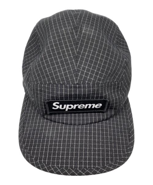 SUPREME（シュプリーム）SUPREME (シュプリーム) 24SS Reflective Ripstop Camp Cap ブラック サイズ:FREEの古着・服飾アイテム