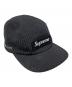 SUPREME (シュプリーム) 24SS Reflective Ripstop Camp Cap ブラック サイズ:FREE：18000円