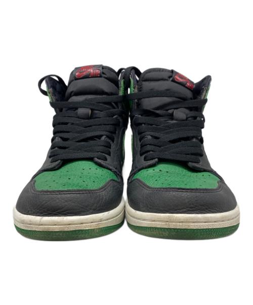NIKE（ナイキ）NIKE (ナイキ) AIR JORDAN 1 RETRO HIGH OG ブラック×グリーン サイズ:28㎝の古着・服飾アイテム