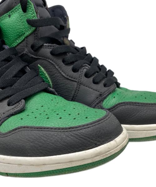 NIKE（ナイキ）NIKE (ナイキ) AIR JORDAN 1 RETRO HIGH OG ブラック×グリーン サイズ:28㎝の古着・服飾アイテム
