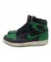 NIKE (ナイキ) AIR JORDAN 1 RETRO HIGH OG ブラック×グリーン サイズ:28㎝：12000円