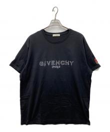 GIVENCHY（ジバンシィ）の古着「Graphic Logo Print Crew Neck T-Shirt」｜ブラック