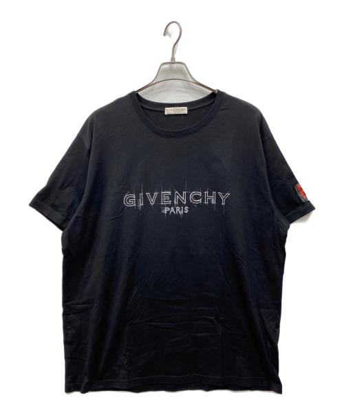 GIVENCHY（ジバンシィ）GIVENCHY (ジバンシィ) Graphic Logo Print Crew Neck T-Shirt ブラック サイズ:XXLの古着・服飾アイテム