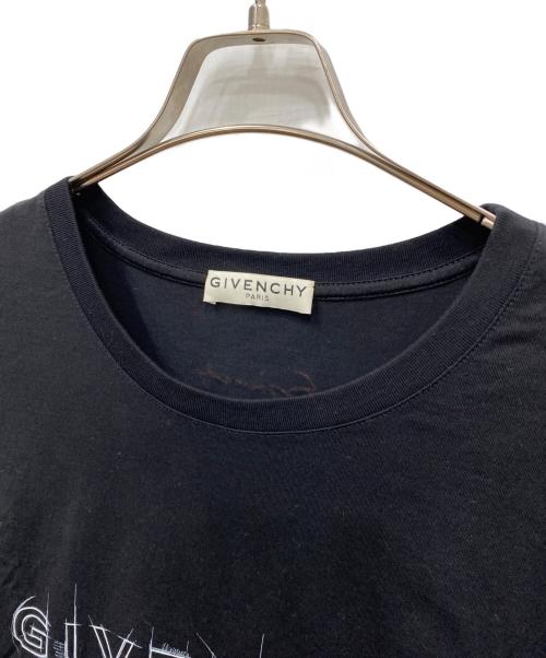 GIVENCHY（ジバンシィ）GIVENCHY (ジバンシィ) Graphic Logo Print Crew Neck T-Shirt ブラック サイズ:XXLの古着・服飾アイテム