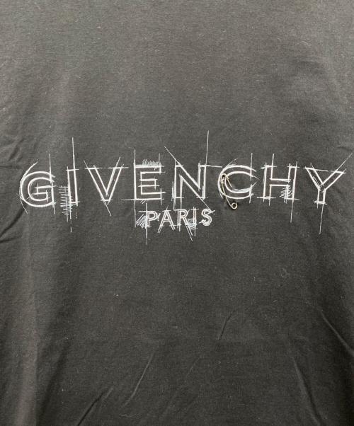 GIVENCHY（ジバンシィ）GIVENCHY (ジバンシィ) Graphic Logo Print Crew Neck T-Shirt ブラック サイズ:XXLの古着・服飾アイテム