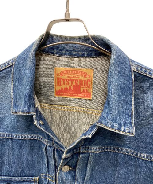 Hysteric Glamour（ヒステリックグラマー）Hysteric Glamour (ヒステリックグラマー) 2ND TYPE デニムジャケット インディゴ サイズ:Lの古着・服飾アイテム