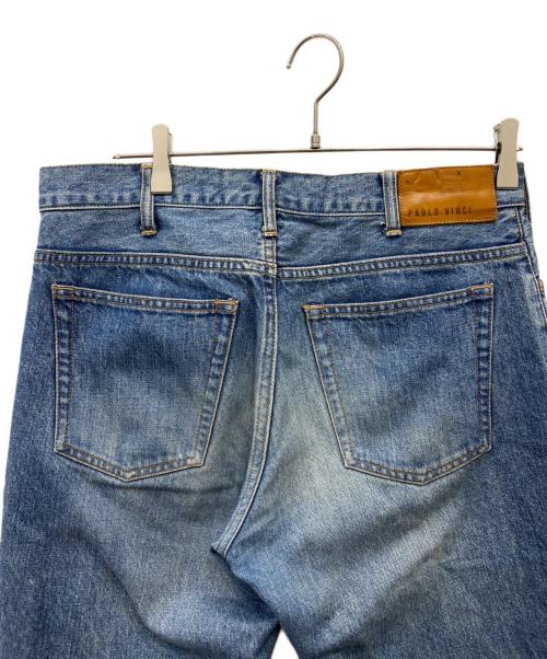 PABLO VINCI（パブロビンチ）PABLO VINCI (パブロビンチ) ニーパッチリメイクデニムパンツ インディゴ サイズ:Lの古着・服飾アイテム