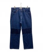 OUR LEGACYアワーレガシー）の古着「22AW EXTENDED THIRD CUT Blue エクステンデッド サードカット デニムパンツ」｜インディゴ