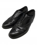 Florsheimフローシャイム）の古着「ウィングチップシューズ」｜ブラック