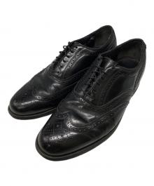 Florsheim（フローシャイム）の古着「ウィングチップシューズ」｜ブラック