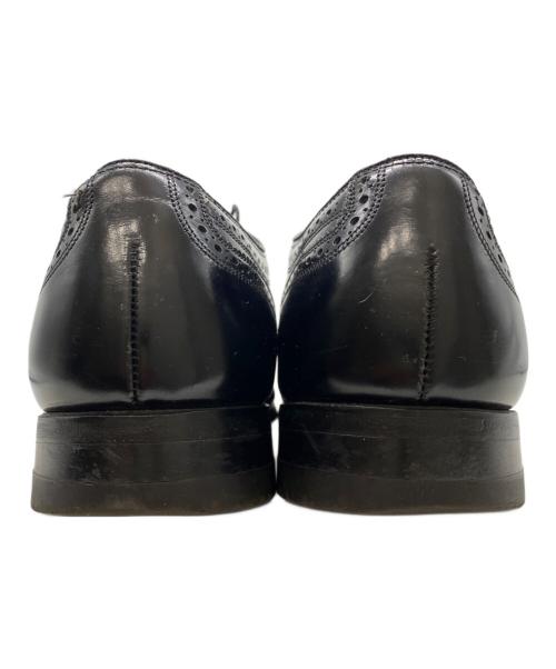 Florsheim（フローシャイム）Florsheim (フローシャイム) ウィングチップシューズ ブラック サイズ:7 1/2 3Eの古着・服飾アイテム