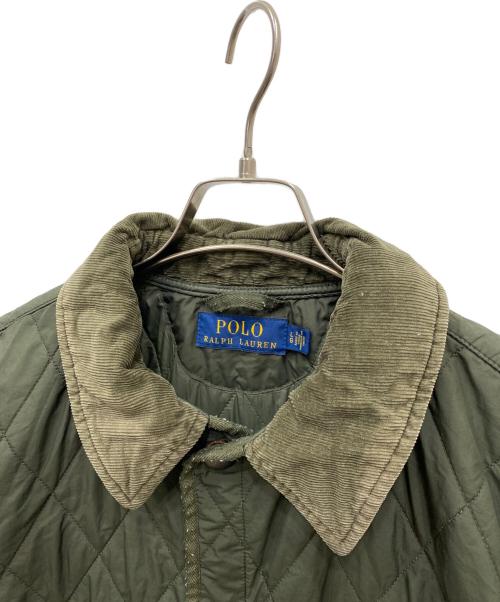 POLO RALPH LAUREN（ポロ・ラルフローレン）POLO RALPH LAUREN (ポロ・ラルフローレン) キルティングジャケット グリーン サイズ:Lの古着・服飾アイテム