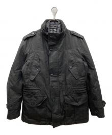 BURBERRY LONDON（バーバリーロンドン）の古着「ノバチェック ダウンライナー付ジャケット」｜ブラック