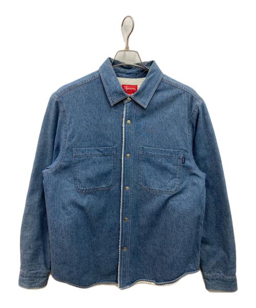SUPREME（シュプリーム）Supreme (シュプリーム) 18AW Sherpa Lined Denim Shirt インディゴ サイズ:Mの古着・服飾アイテム