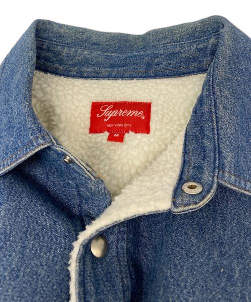 SUPREME（シュプリーム）Supreme (シュプリーム) 18AW Sherpa Lined Denim Shirt インディゴ サイズ:Mの古着・服飾アイテム