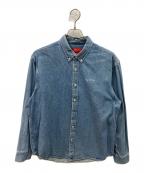 SUPREMEシュプリーム）の古着「20AW CLASSIC LOGO DENIM SHIRT」｜インディゴ