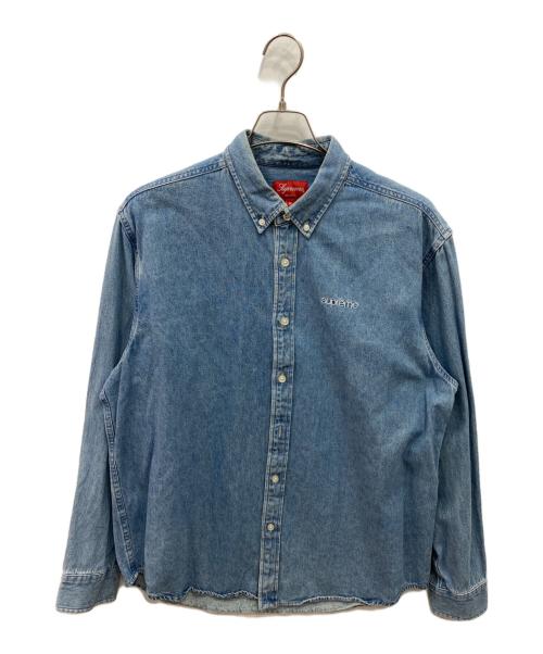 SUPREME（シュプリーム）Supreme (シュプリーム) 20AW CLASSIC LOGO DENIM SHIRT インディゴ サイズ:Mの古着・服飾アイテム
