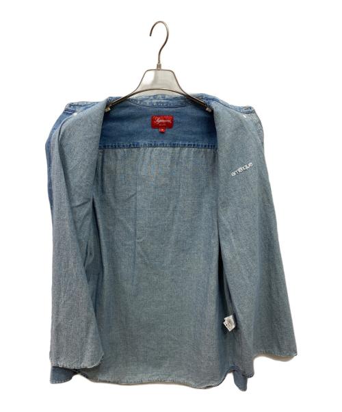 SUPREME（シュプリーム）Supreme (シュプリーム) 20AW CLASSIC LOGO DENIM SHIRT インディゴ サイズ:Mの古着・服飾アイテム