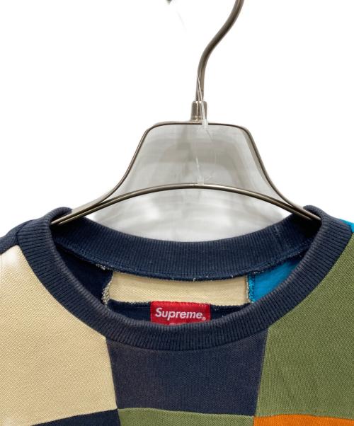 SUPREME（シュプリーム）SUPREME (シュプリーム) 18AW Patchwork Pique Tee パッチワークピケTシャツ マルチカラー サイズ:Mの古着・服飾アイテム