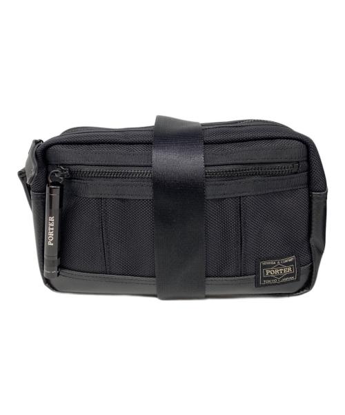 PORTER（ポーター）PORTER (ポーター) WAIST BAG ブラックの古着・服飾アイテム