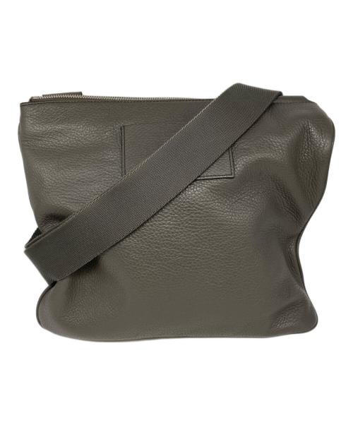 BALLY（バリー）BALLY (バリー) レザーショルダーバッグ グレーの古着・服飾アイテム