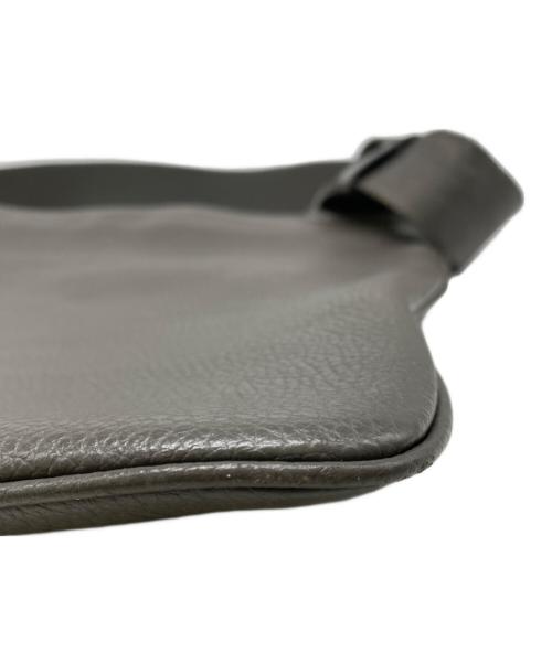 BALLY（バリー）BALLY (バリー) レザーショルダーバッグ グレーの古着・服飾アイテム