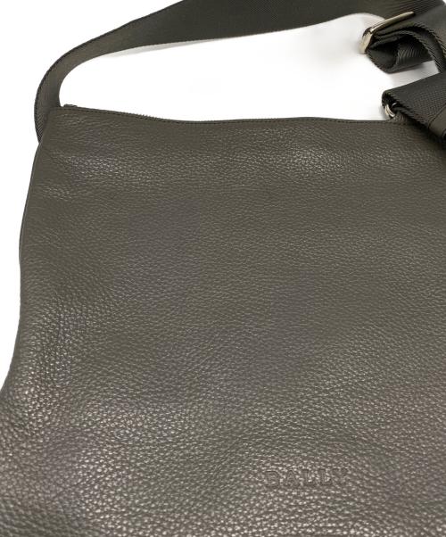 BALLY（バリー）BALLY (バリー) レザーショルダーバッグ グレーの古着・服飾アイテム