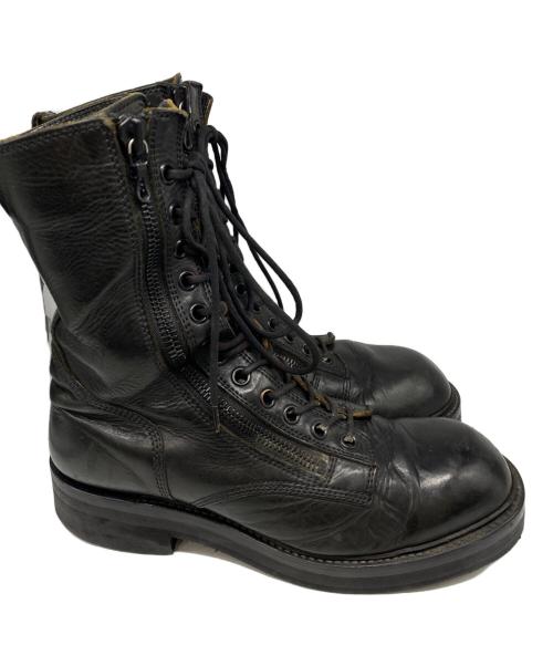 JULIUS（ユリウス）JULIUS (ユリウス) Chaos Double zip combat Boots カオスダブルジップコンバットブーツ ブラック サイズ:7の古着・服飾アイテム