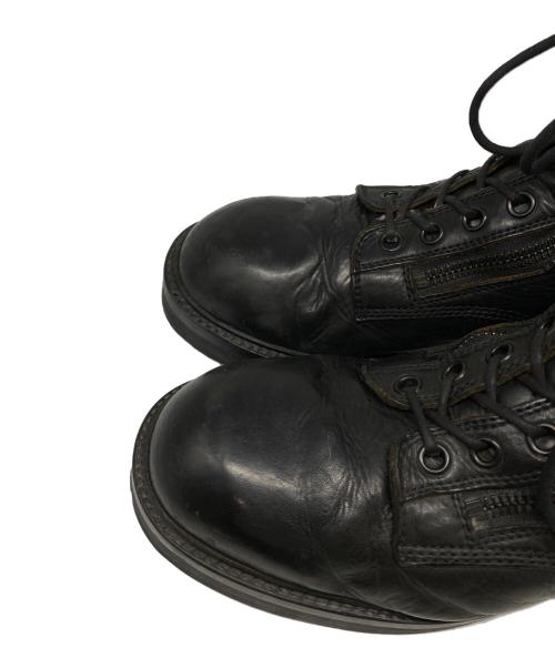 JULIUS（ユリウス）JULIUS (ユリウス) Chaos Double zip combat Boots カオスダブルジップコンバットブーツ ブラック サイズ:7の古着・服飾アイテム