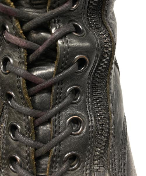 JULIUS（ユリウス）JULIUS (ユリウス) Chaos Double zip combat Boots カオスダブルジップコンバットブーツ ブラック サイズ:7の古着・服飾アイテム