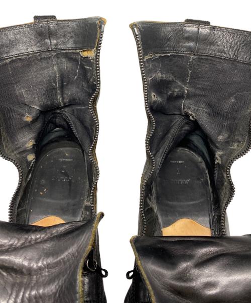JULIUS（ユリウス）JULIUS (ユリウス) Chaos Double zip combat Boots カオスダブルジップコンバットブーツ ブラック サイズ:7の古着・服飾アイテム