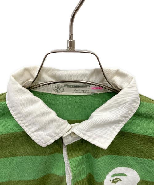 A BATHING APE（アベイシングエイプ）A BATHING APE (アベイシングエイプ) ポロシャツ グリーン サイズ:Sの古着・服飾アイテム